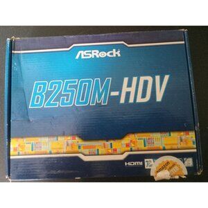 ​ASRock B250M-HDV LGA 1151 Micro ATX DDR4 Desktop Motherboard – For Parts